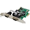 StarTech InLine PCIe 4 prievadų RS-232 plokštė – 4 x D-Sub 9 jungtys – pridedamas žemo profilio laikiklis