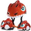 Wozinsky Children's Bike Helmet Dinosaur Pattern S - Raudona