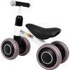 Ramiz Pirmasis balansinis keturratis mažyliams Sportrike PettyTrike Z7 baltos spalvos (nuo 1 metų amžiaus vaikams)