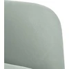 Dvivietė sofa, šviesiai pilka, 109 cm, aksomas