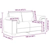 Dvivietė sofa, tamsiai pilka, 160x77x82 cm, aksomas