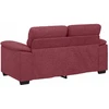 Dvivietė sofa, vyno raudonumo, 160x81x84 cm, audinys
