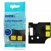 Organizatorius Termo vamzdelis DYMO D1 18052 6 mm x 1,5 m juodas ant geltono pakaitalas S0718270