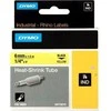 DYMO 18052 RHINO Termo vamzdelis 6mm x 1,5m (geltona / juodas šifras)