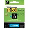 Dymo S0720880 (juoda geltona spalva) D1 tipas