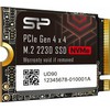 Silicon Power SSD | UD90 | 500 GB | SSD form factor M.2 2230 | Solid-state drive sąsaja PCIe Gen4x4 | Skaitymo greitis 4700 MB/s | Rašymo greitis 1700 MB/s