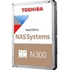 Toshiba N300 (didmeninė prekyba) 16 TB 3,5 colio SATA III (6 Gb/s) serverio diskas (HDWG51GUZSVA)