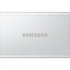Kietasis diskas Nešiojamasis SSD diskas „Samsung T7 Resurrected 1TB“, kurio skaitymo sparta – 1050 MB/s, įrašymo sparta – 1000 MB/s.