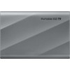 Kietasis diskas SAMSUNG dysk T9 Pilkas; 2TB; USB 3.2 Gen.2; MU-PK2T0G/WW