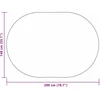 Kilimas ZIZUR Kreminė 200 x 140 cm Polipropilenas