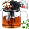 Arbatinukas su filtru Vilde 1,5 l, borosilikatinis stiklas