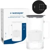 Filtravimo ąsotis Wessper ąsotis Wessper D4 BOROSILICATE MINI futureflow™ Aquamax (WES208-FF-BK)
