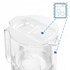 Filtravimo ąsotis Wessper ąsotis Wessper D4 BOROSILICATE MINI futureflow™ Aquaclassic (WES209-FF-WH)