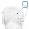 Filtravimo ąsotis Wessper ąsotis Wessper D4 BOROSILICATE MINI futureflow™ Aquamax (WES208-FF-WH)