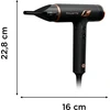 Plaukų džiovintuvas Rowenta HY8310F0 NANO | 1700 W | Number of temperature settings 3 | Diffuser nozzle | Juodas