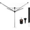 Brabantia Besisukanti džiov.Lift-O-Matic Ad. 60 m - Metallic Pilkas