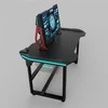 E-Blue Žaidimų stalas E-Mėlyna EGT536BK LED Gaming Desk, su pašvietimu