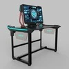 E-Blue Žaidimų stalas E-Mėlyna EGT536BK LED Gaming Desk, su pašvietimu