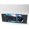 E-Blue E-Mėlyna E-Mėlyna Auroza X1 LED juodos ir raudonos spalvos fotelis + Polygon žaidimų rinkinys (EEC301P)