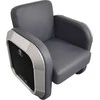 E-Blue Mėlyna Dla gracza sofa E-mėlynas EEC346-11, pilka