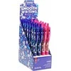 Easy Stationery madingas drugelio formos mėlynas automatinis rutulinis rašiklis (24 vnt.)