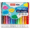 Easy Stationery Kredki świecowe wykręcane 12 kolorów EASY