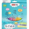 Spokey Trikampiai pasteliniai pieštukai 24 spalvų EASY - Easy Stationery