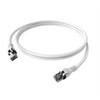 „EasyLan DualBoot PushPull“ jungiamasis kabelis, Cat.6A (EA klasė), S/FTP, RJ45 / RJ45, baltas, 2 m