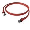 „EasyLan DualBoot® PushPull“ jungiamasis kabelis Cat.6A (EA klasė), S/FTP, RJ45 / RJ45, juodas, 0,5 m