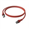 „EasyLan DualBoot PushPull“ jungiamasis kabelis Cat.6A (EA klasė), S/FTP, RJ45 / RJ45, juodas, 1 m