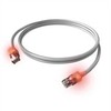 Easylan Kabelis krosowy EasyLan S/FTP DualBoot LED Cat.6A, RJ45 / RJ45, LSOH, pilka, 1,5 m