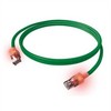 „EasyLan S/FTP DualBoot“ LED patch kabelis Cat.6A, RJ45 / RJ45, LSOH, žalias, 7,5 m