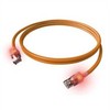 Easylan Kabelis krosowy EasyLan S/FTP DualBoot LED Cat.6A, RJ45 / RJ45, LSOH, oranžinė, 7,5 m