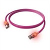 Easylan Tinklo kabelis EasyLan S/FTP DualBoot LED Cat.6A, RJ45 / RJ45, LSOH, violetinė, 3 m