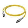 „EasyLan VarioBoot“ Cat.6A jungiamasis kabelis, S/FTP, geltonas, 0,5 m