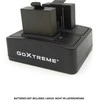 Easypix „GoXtreme“ akumuliatoriaus įkroviklis, skirtas „Juodas Hawk“ ir „Stage“.