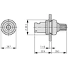 Eaton 1kOhm 0,5W 22mm M22-R1K 229489