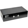 „Tripp Lite“ serijos Eaton Eaton 2 prievadų „DisplayPort KVM“ komutatorius su garsu, kabeliais ir USB 3.0 „SuperSpeed“ šakotuvu - KVM / garso / USB komutatorius - 2 x KVM / garso / USB - 1 lokalizatorius „Benutzer“ - Stalinis kompiuteris