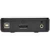 „Eaton Tripp Lite“ serijos 2 prievadų „DisplayPort 1.2“ KVM komutatorius, bendrinamas per USB, 4K x2K, 3840 x 2160 – KVM / garso / USB komutatorius – 2 x KVM / garso / USB – 1 vietinis vartotojas – darbalaukio versija