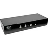 Eaton Tripp Lite series 4-Port DisplayPort KVM Switch w/Audio, Cables and USB 3.0 SuperSpeed Hub - KVM-/garso-/USB-jungiklis - 4 x KVM/garso/USB - 1 vietinis vartotojas - stalinis