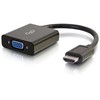 CABLESTOGO C2G HDMI į VGA adapteris - HDMI į VGA keitiklio adapteris - 1080p - vaizdo keitiklis - HDMI - VGA - juodas (C2G41350)