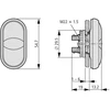 Eaton Dvigubas mygtukas M22-DDl-WS-X1 / X0 - 216706