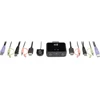 Eaton Eaton „Tripp Lite“ serijos 2 prievadų USB/HD kabelinis KVM komutatorius su garso/vaizdo, kabelių ir USB periferinių įrenginių bendrinimu - KVM/garso/USB komutatorius - 2 x KVM/garso/USB - 1 vietinis Benutzer - Stalinis