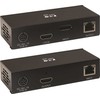 Šakotuvas Eaton Tripp Lite Series DisplayPort to HDMI over Cat6 Extender Kit with KVM Support, 4K 60Hz, 4:4:4, USB, PoC, HDCP 2.2, iki 230 ft., TAA - Rozszerzenie dla wideo/audio - HDMI, DisplayPort - przez CAT 6 - do 70 m - zgodny su TAA - fur P/N: B127A-01