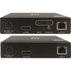 Šakotuvas Eaton Tripp Lite Series USB C to HDMI over Cat6 Extender Kit with KVM Support, 4K 60Hz, 4:4:4, Transmitter/Receiver, USB, PoC, HDCP 2.2, iki 230 ft., TAA - Rozszerzenie dla wideo/audio - HDMI, USB-C - przez CAT 6 - do 70 m - zgodny su TAA - dla P/
