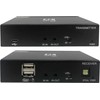 Šakotuvas Eaton Tripp Lite Series USB C to HDMI over Cat6 Extender Kit with KVM Support, 4K 60Hz, 4:4:4, Transmitter/Receiver, USB, PoC, HDCP 2.2, iki 230 ft., TAA - Rozszerzenie dla wideo/audio - HDMI, USB-C - przez CAT 6 - do 70 m - zgodny su TAA - dla P/