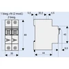 Eaton FAZ- C4 / 2 perjungiklis 2P C 4A 15kA AC - 278752