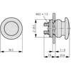 Eaton Grybelinis mygtukas M22- DP-R raudonas - 216714