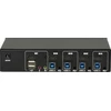 Przełącznik Eaton Inter-Tech IPC KVM Switch AC-41HUS HDMI, 4K@60Hz