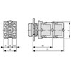 Eaton lempos laikiklis su LED M22-LED-W baltas - 216557